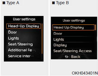 On this mode, you can change setting of the doors, lights, and so on.