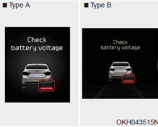 This warning message illuminates if the battery voltage is abnormally low, or