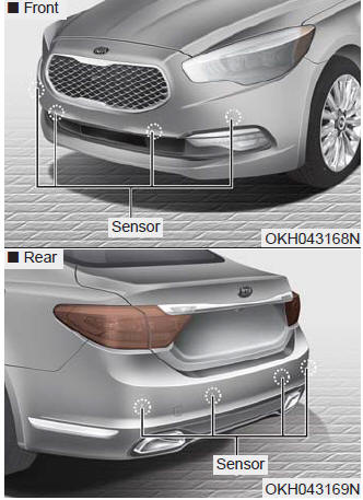 The Parking Assist System is not a substitute for proper and safe parking and