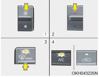 1.Set the fan speed to the highest position.