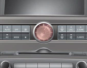 You can set the clock by using the AVN (Audio or Navigation) For the details,