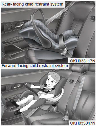 For small children and babies, the use of a child seat or infant seat is required.