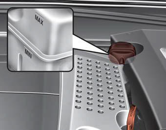 Check the fluid level in the reservoir periodically. The fluid level should be