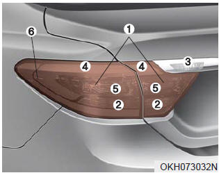 (1) Stop and tail light