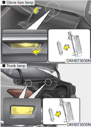 1.Using a flat-blade screwdriver, gently pry the lens from the interior light